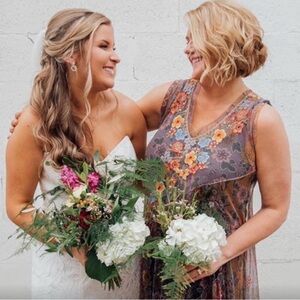 Johnny Was Mesh Gown